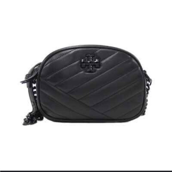 Tory Burch Handbags - Tory Burch Chevron Black Kira Small Bag